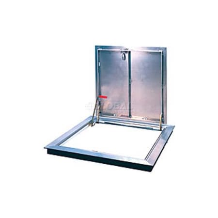 Bilco Co Bilco Non-Drainage Angle Frame K-1, Single Leaf, Aluminum, 24"L X 24"W K-1